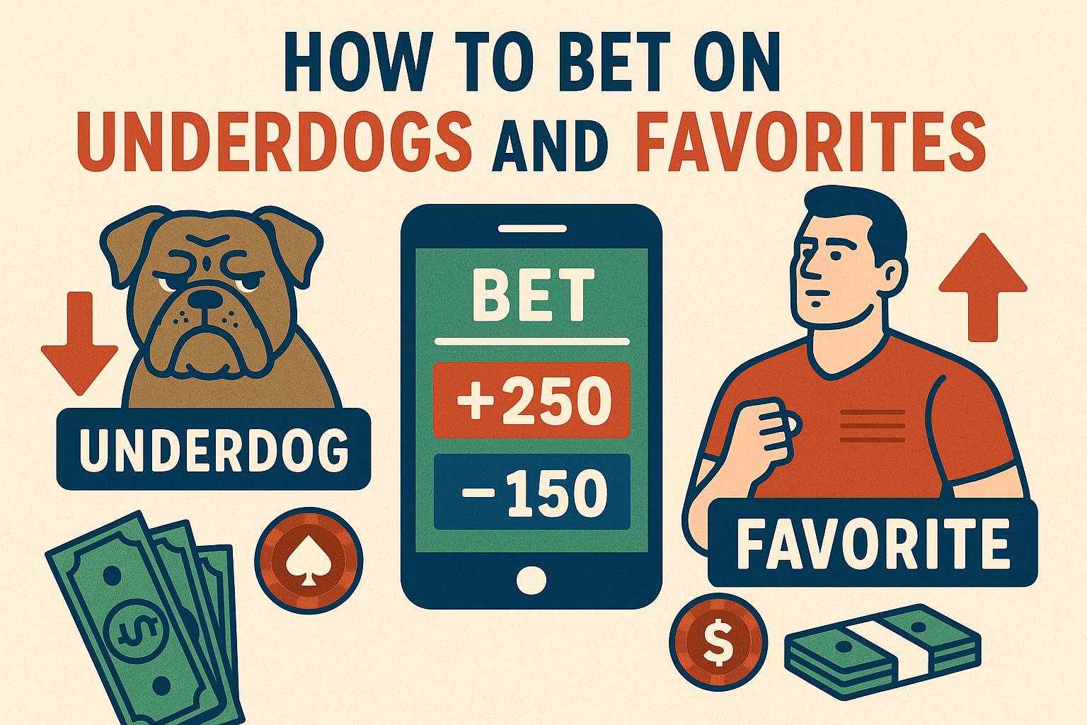 How to bet on underdogs and favorites.
