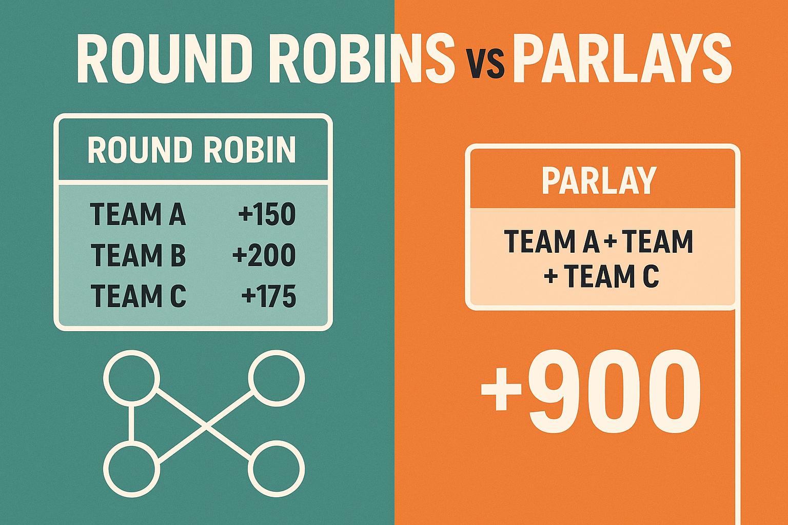 The difference between round robins and parlays.