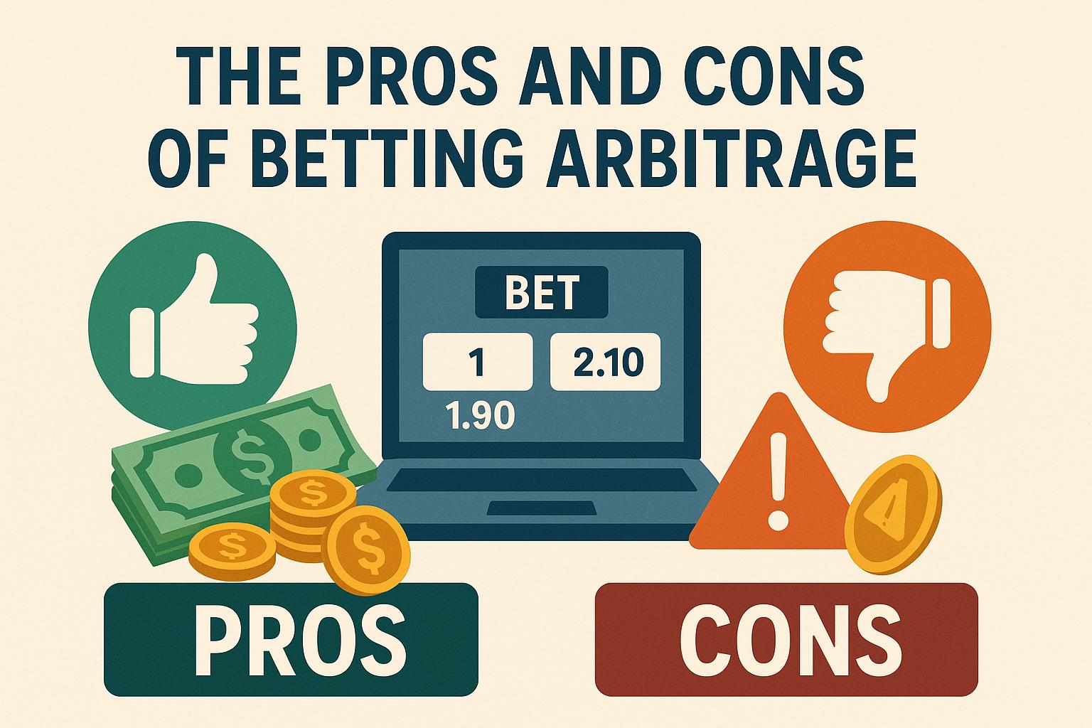 The pros and cons of betting arbitrage.
