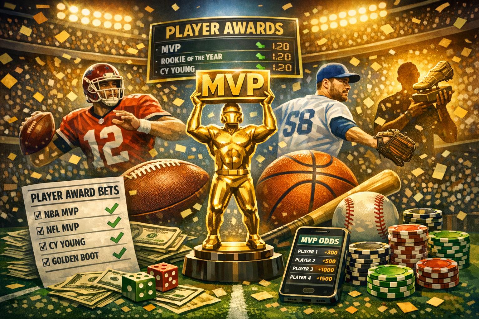 Betting on player awards and accolades