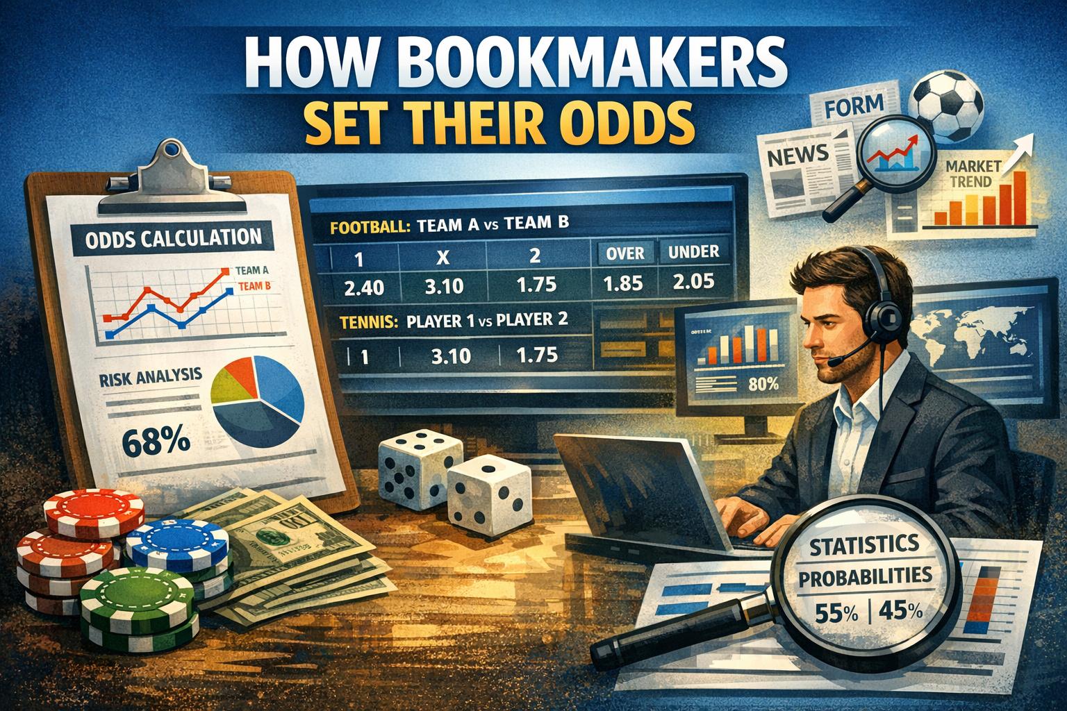How bookmakers set their odds