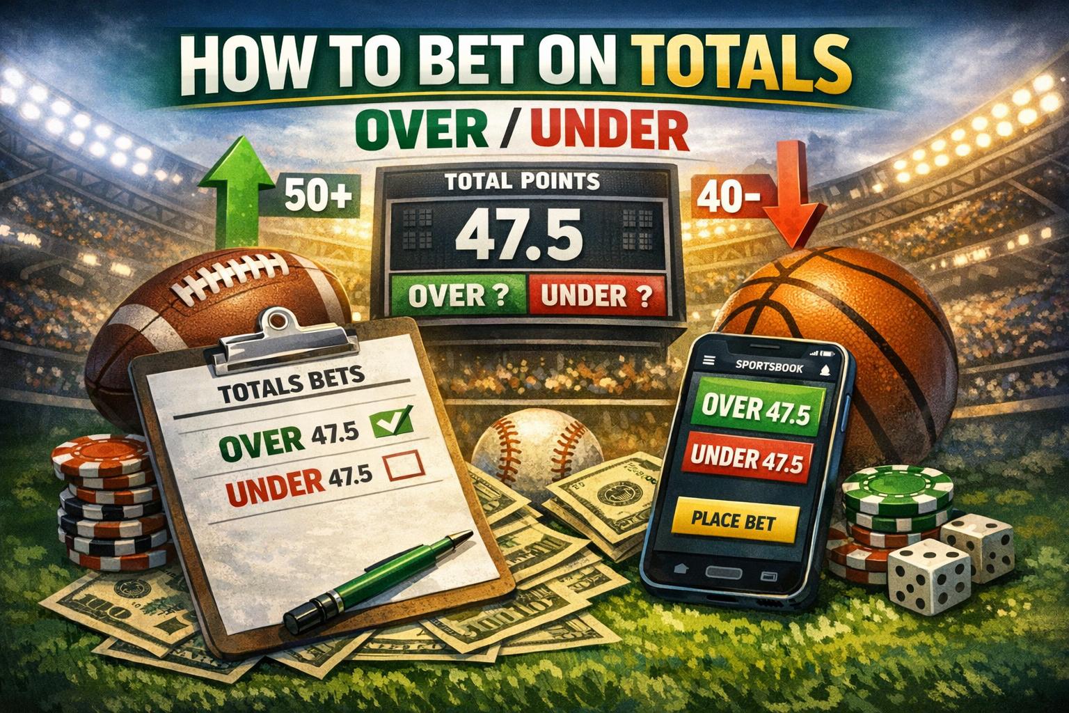 How to bet on totals
