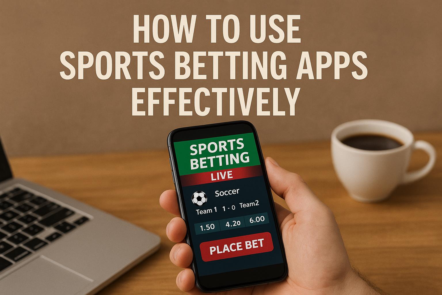 How to use sports betting apps effectively.